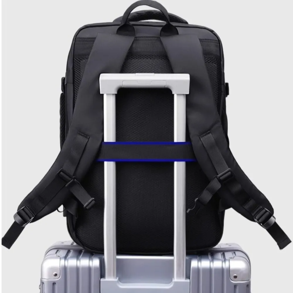 Large Capacity Business Laptop Backpack with USB Port Expandable Men Travel Backpacks Waterproof Multi Pocket Computer Bag