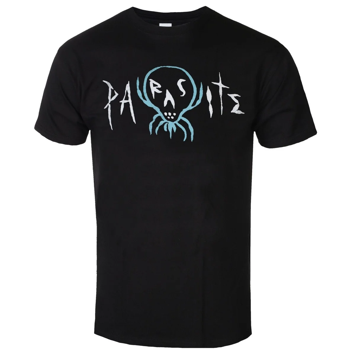 Bullet for My Valentine Grunge Parasite Skull Sketch and Rough Lyric Text Print Raw Dark Metalcore Style Unisex Top