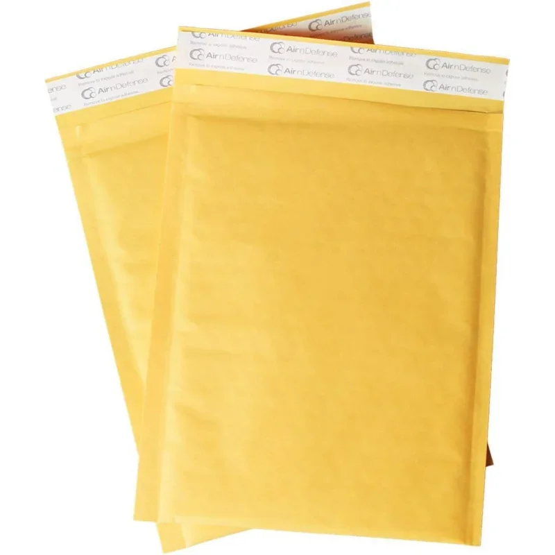 25/250/500/1000/2000/5000 pcs #0 6.5x10 Kraft Bubble Mailers Padded Envelopes Mailing Bags (500)