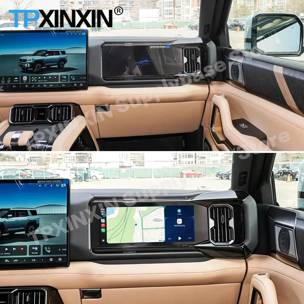 12.3 Inch Co-pilot Android FOR BYD Formula Leopard 8 2023~2026 LCD Cluster Display Virtual Cockpit Instrument Carplay Head Unit