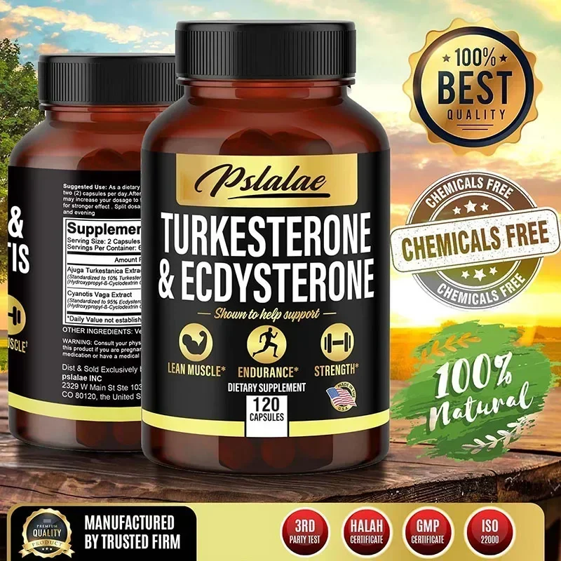 

Turcosterone & Ecdysterone - Supports Increased Energy, Stamina & Performance, Muscle Strength & Muscle MassSupplement