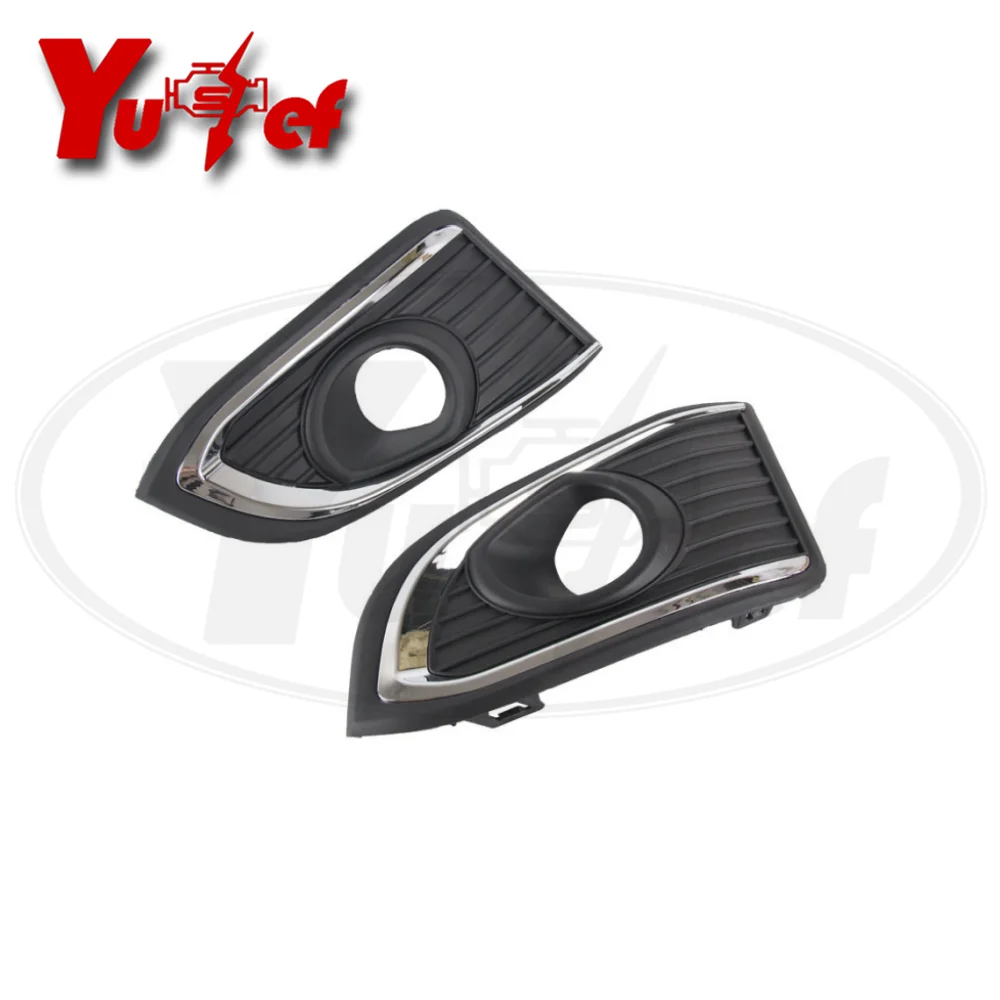 Pair Front Fog Lamp Cover 42386009 42386010 for Chevrolet Captiva 2015-2016