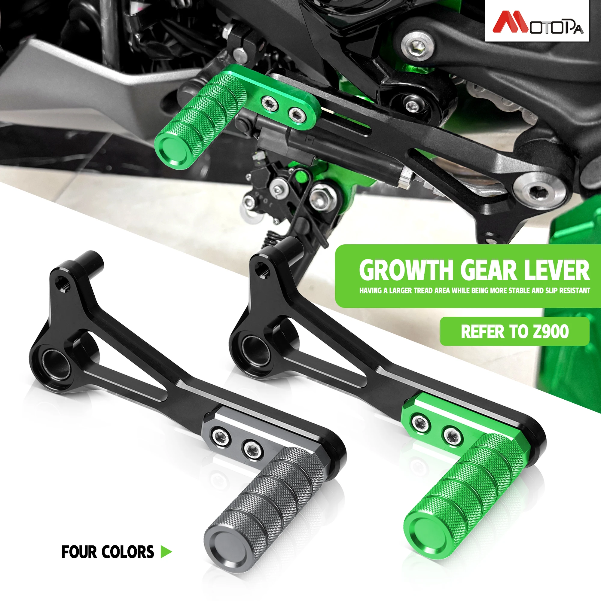 Leva del Cambio Moto Regolabile Pieghevole per KAWASAKI Z900 Z800 Z1000 Z1000R Z1000SX Z900RS Z900RS 2010-2026
