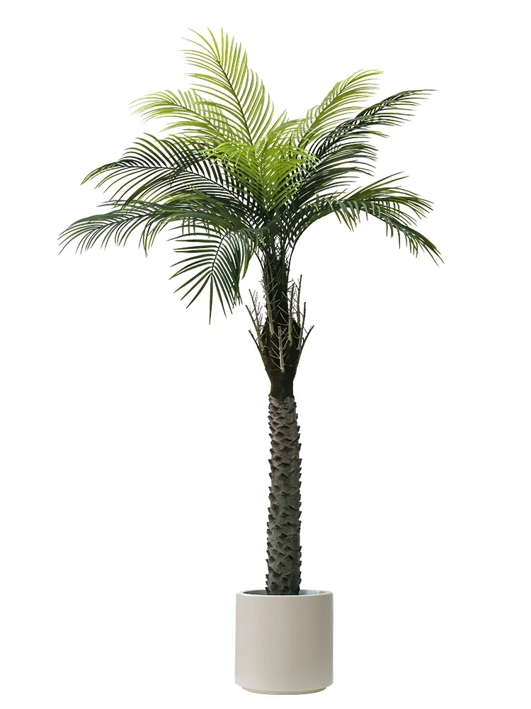 Coconut tree artificial green plant indoor living room large sunflower plant decoration