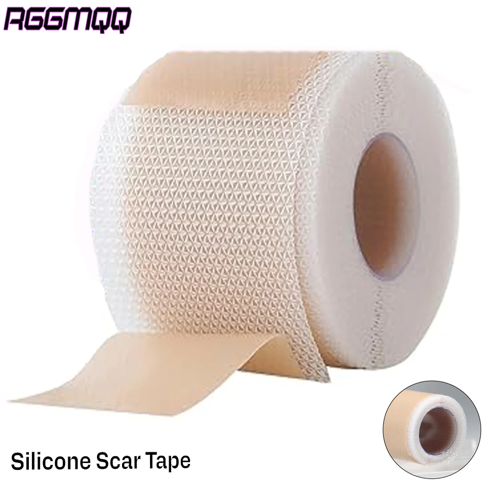 1Roll Silicone Scar Sheets - Extra Long Scar Sheets for C-Section,Tummy Tuck Keloid,Surgical Scars -Reusable Silicone Scar Sheet