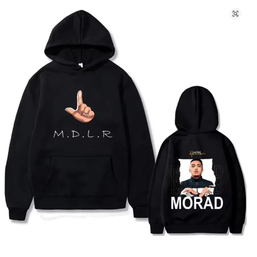 

Rapper Morad MDLR Tour Album 2025 Funny Hoodie Hip Hop Graphic Sweatshirt Poleron Hombre Streetwear Harajuku Tracksuit