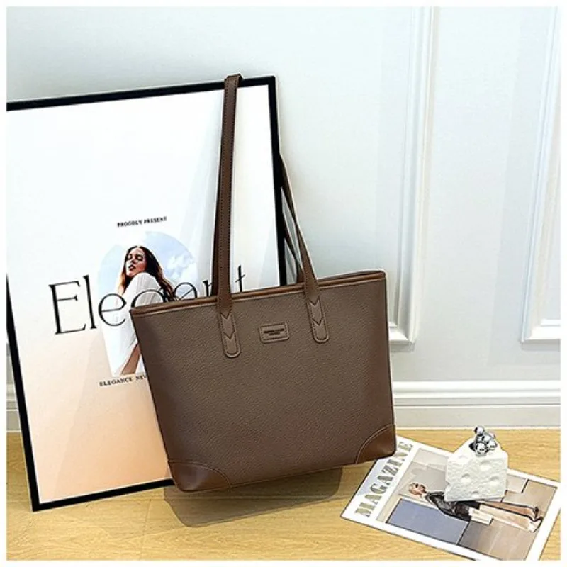 

Ladies Fashion Tote Bag High End Leather Classic Elegant Vintage Casual Crossbody Messenger Handbag