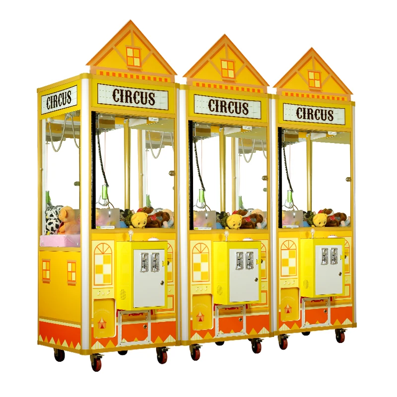 

Commercial cheap claw toy plush vending machine with bill receiver