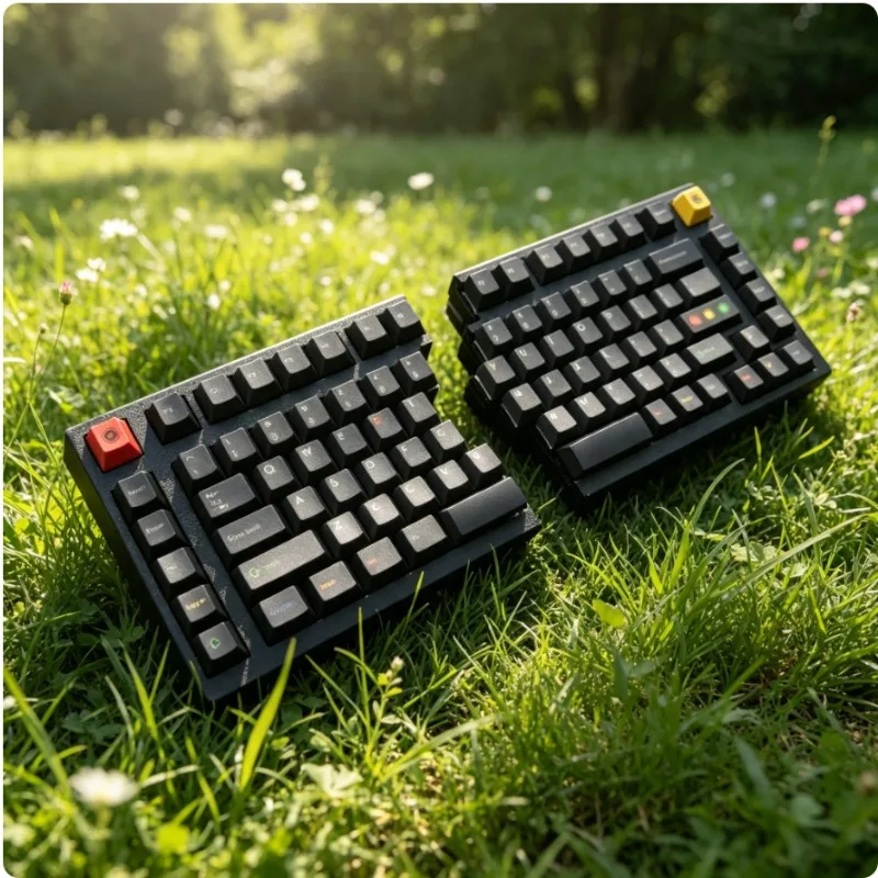 Mechanical Keyboard 89 Split Type Kit 2.4G Wireless Custom Single-mode Hot Swappable Ergonomic Office Game Keyboard Gift