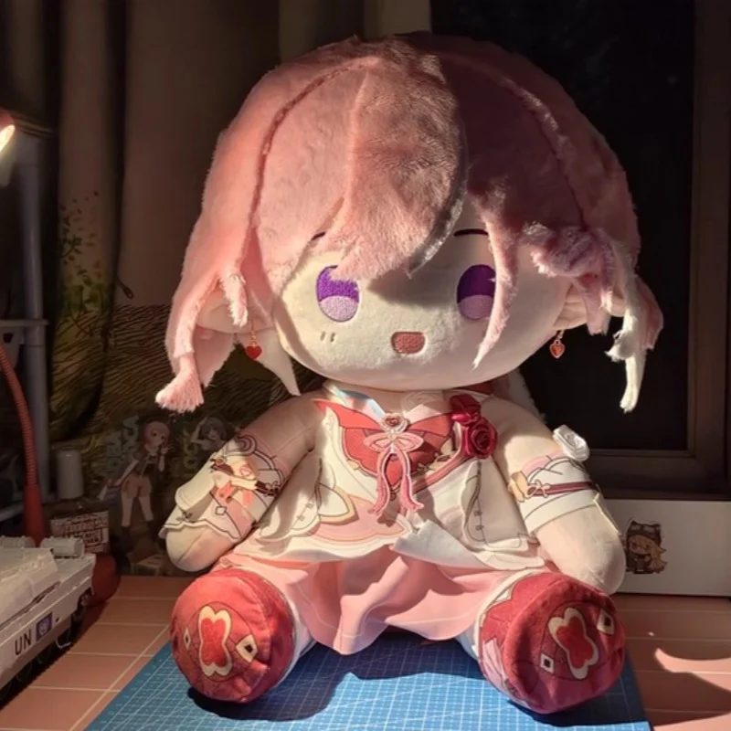 For Anime Fans Elysia Sitting Plush Doll 40cm Honkai 3rd Peripheral Love Messenger Fairy Of Love Soft Stuffed Pillow Ornament