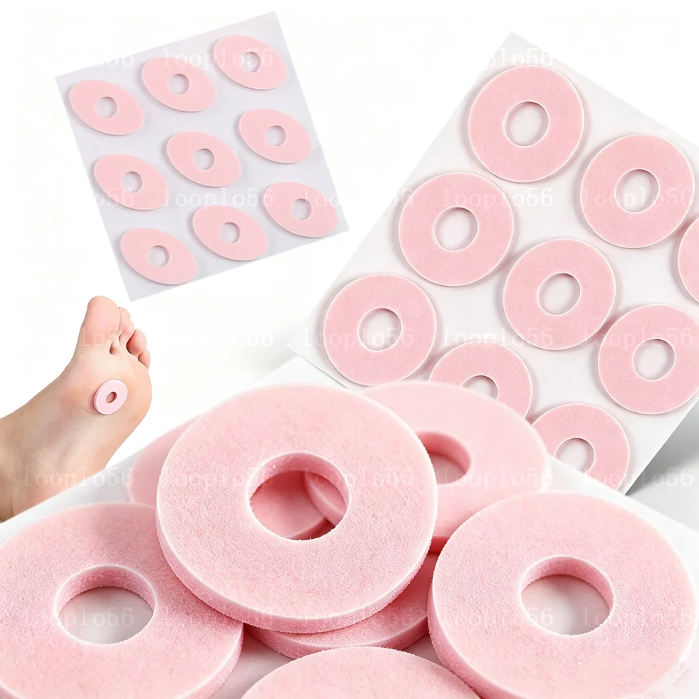 Callus Cushions Shoes Heel Pad Self Adhesive Foam Oval Round Toe Foot Corn Bunion Protectors Pads Foot Care Tool