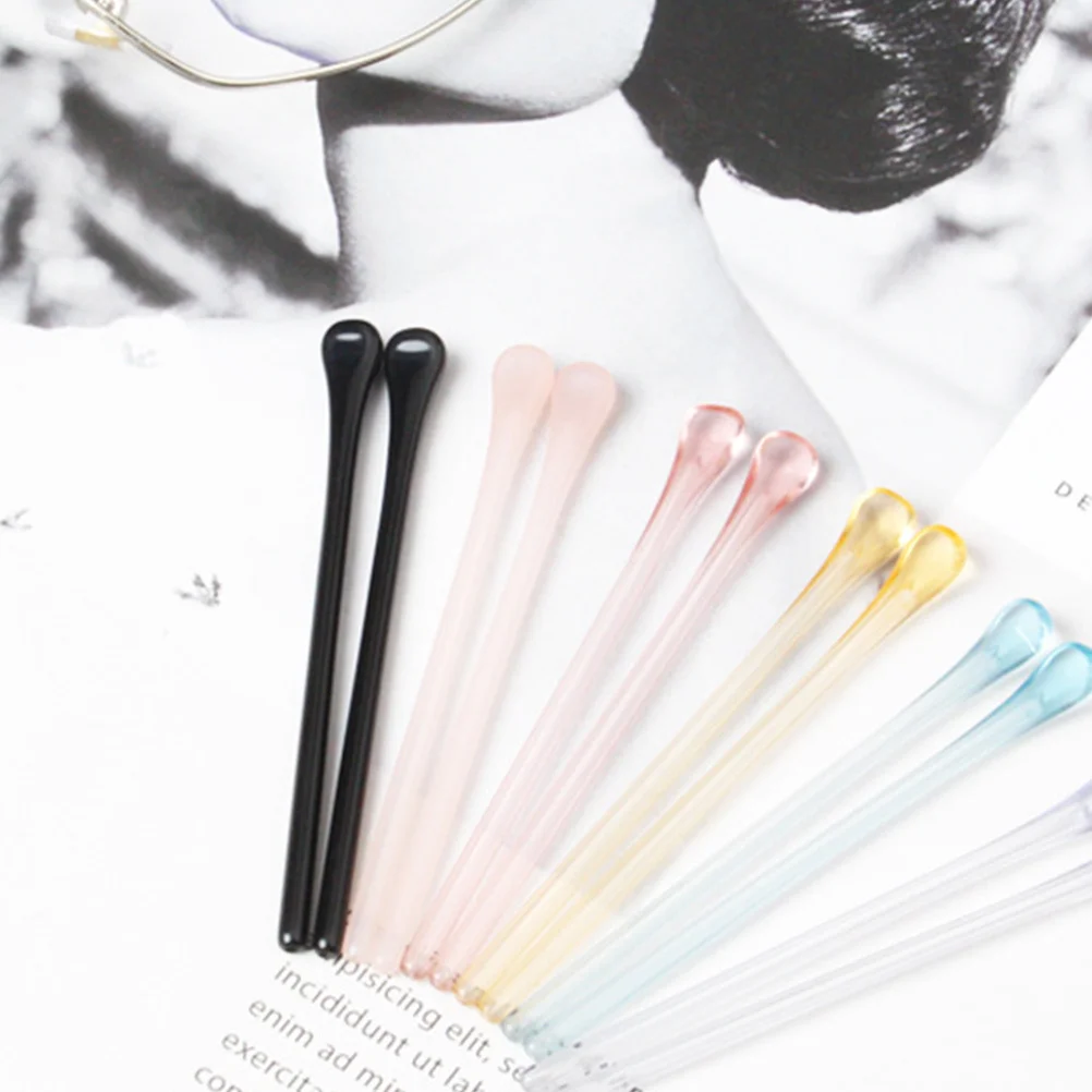 

10pc Eyeglass Temple Tips Replacement Parts Flexible Silicone Ear Hooks For Glasses Anti-Slip Lightweight Fit Sunglasses