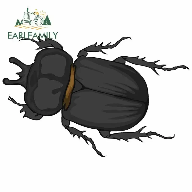 EARLFAMILY 13cm x 8.6cm for Insect Vinyl Car Wrap Decals Waterproof Car Stickers Surfboard Waterproof Scratch-Proof Decoration