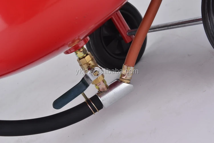 آلة تفجير الرمل بضاغط الهواء وعاء الرمل المحمول #4