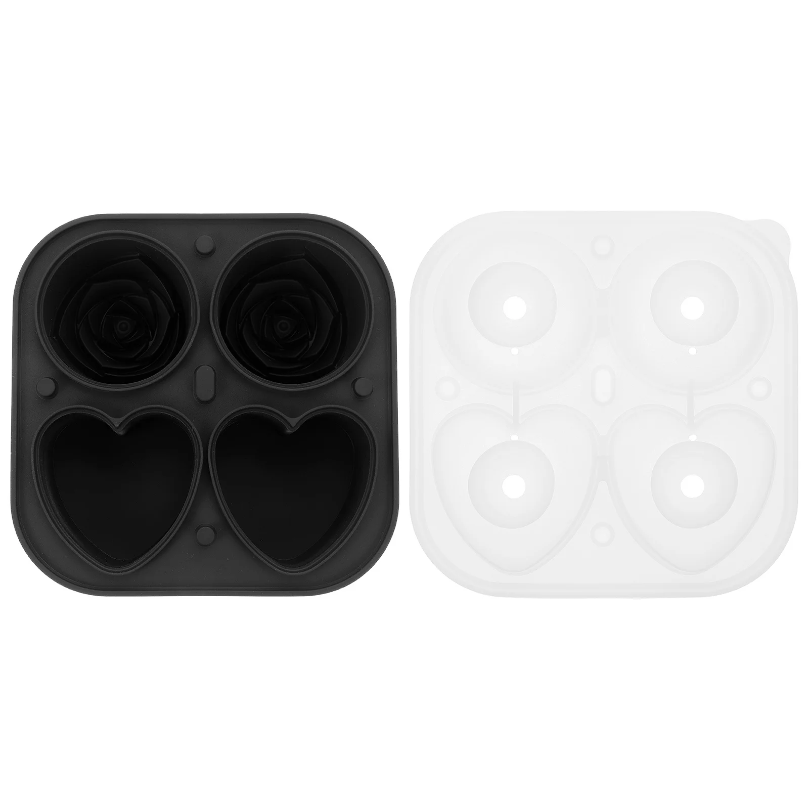 

Silicone Ice Cube Tray Large Ice Ball Mold Portable Food Safe Freezer Tray for Whiskey Drinks Kitchen Bar Tool