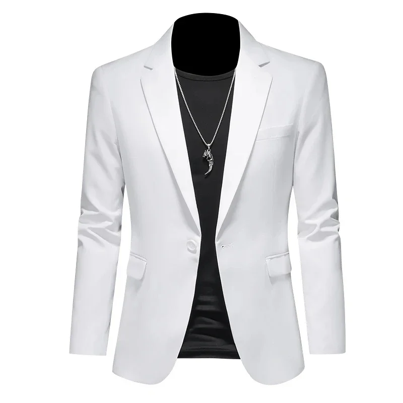 Mode Nieuwe Heren Casual Business Slim Fit Formele Jurk Blazers Jas Jas 27271386