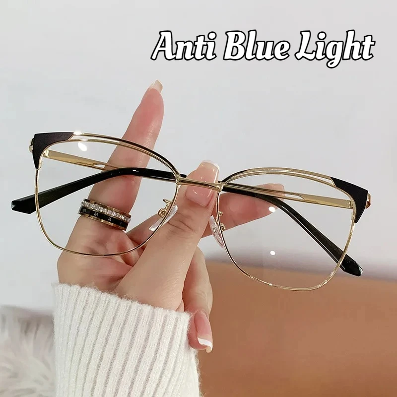 

Unisex Fashion Ultra-light Anti-blue Light Glasses Men's and Women's Retro Premium Sense Optical Glasses Fashion Flat Glasses