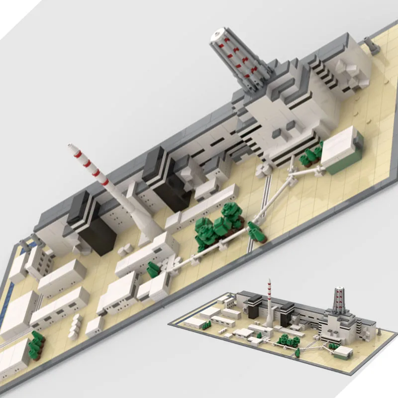 

In-stock Power Plant Model: 1,488-Piece Small-Block Construction Set (Collectible)