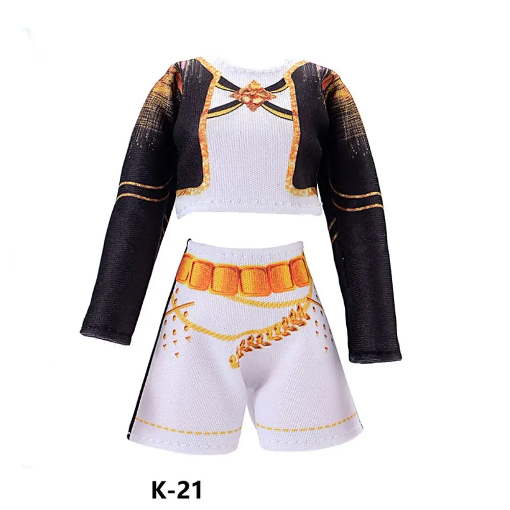Modna spódnica dla lalki BJD 30 cm, rozmiar 1/6, do samodzielnego przestylizowania, sukienka Lolita, ręcznie robiony zestaw do przebierania.