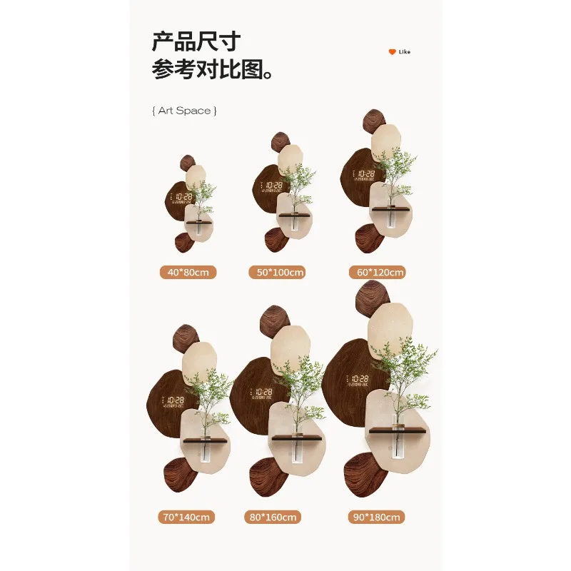 passage of time, the entrance wall clock,  ancient style, the advanced sense of perpetual calendar, the electronic clock,