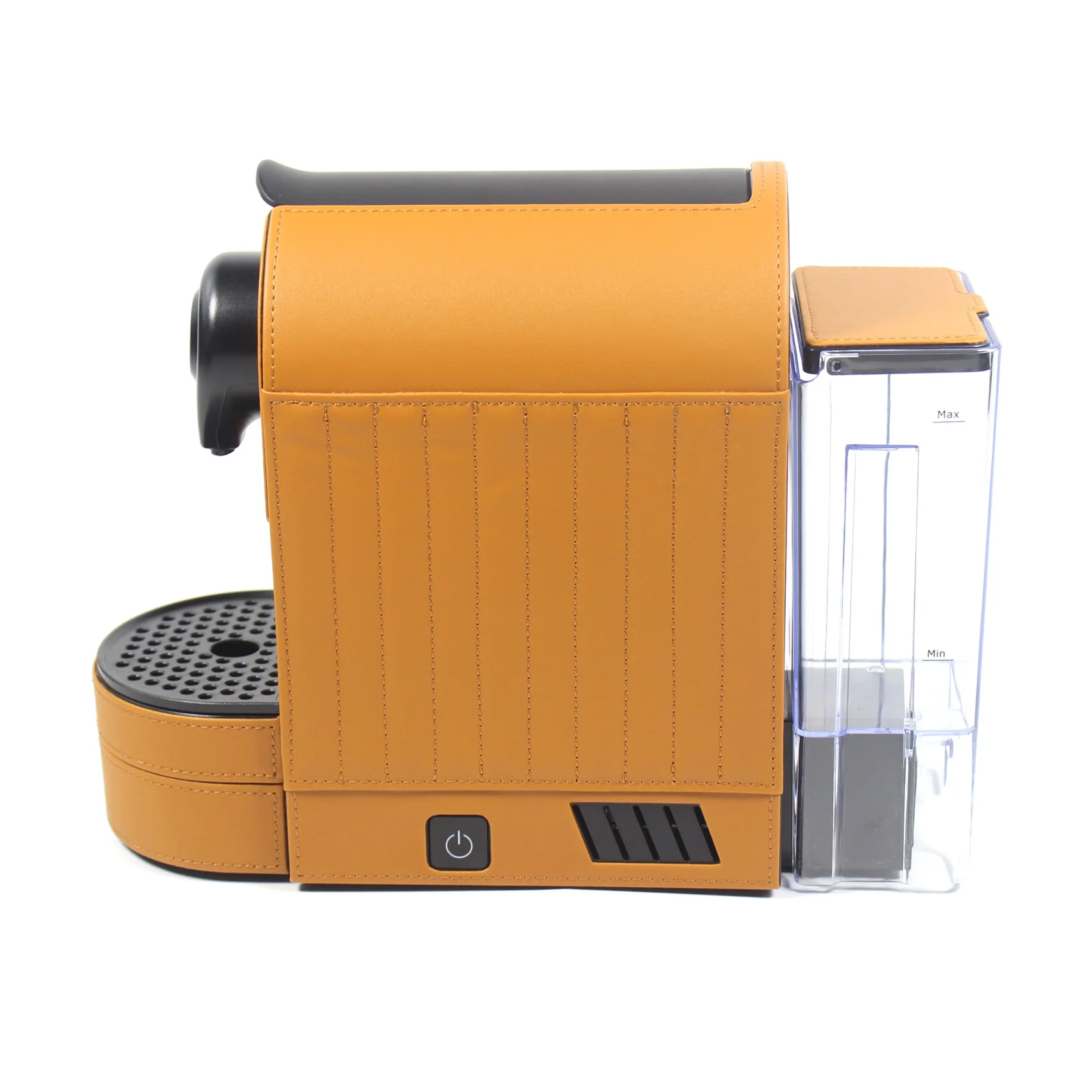 Custom Leather Wrapping Hotel Capsule Coffee Machine Various Colors and Textures to Choose From
