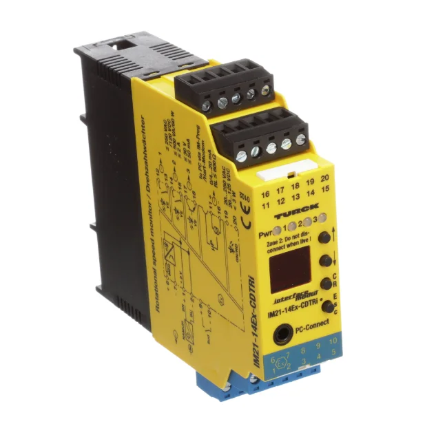 

IM21-14EX-CDTRI - Изолирующий/преобразующий преобразователь сигналов PC/ABS, 4-канальный, взрывозащищенный, IP20, для промышленных систем управления