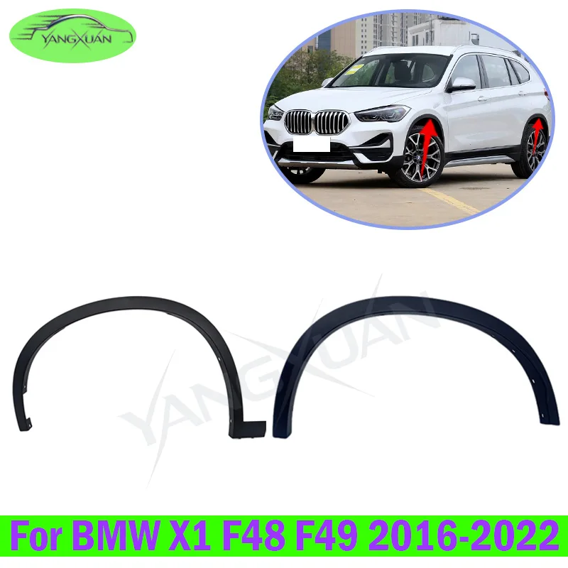 Car Wheel Arches Trim Wheel Eyebrow Fender Pad For BMW X1 F48 F49 2016-2022 Front Or Rear Bumper Wheel Eyebrow