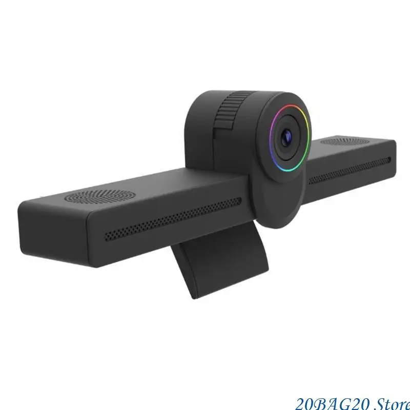 

1080p 4K Webcam Conference USB -камера с микрофонами громкоговорителя 110 ° Wide Lens Fit для & Naptop M5TE