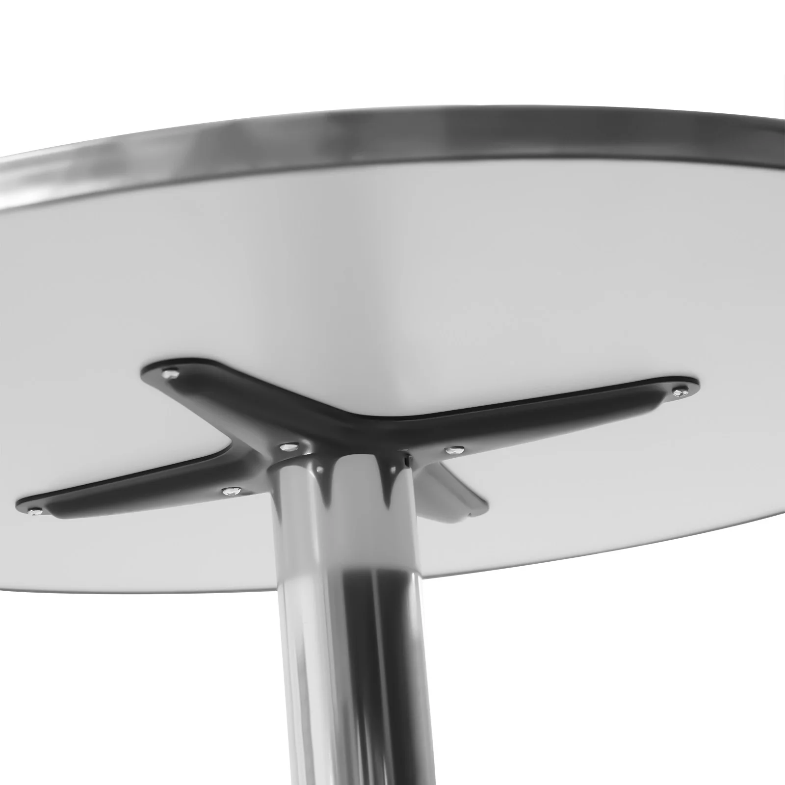 야외 원형 바 테이블 펍 다이닝 칵테일 테이블 금속 베이스 조절 가능한 높이 바 테이블 가정용 레스토랑 액세서리