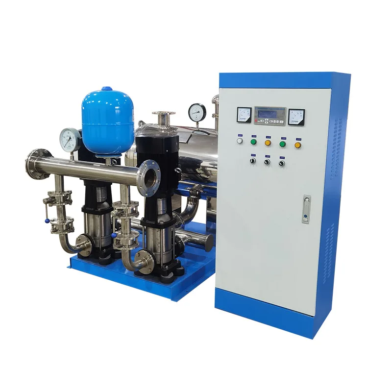 CDLF12-150 Frequency conversion non-negative pressure water supply multi-stage pump stainless steel water tank
