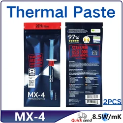 MX4 Thermal Paste Processor MX-4 4g 8.5W/M-k For CPU GPU Printer HeatSink Cooling Cooler Thermal Grease Compound Silicone