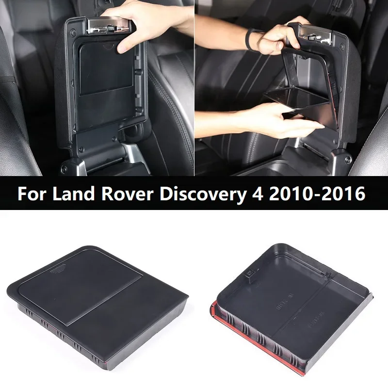 Fit For Land Rover Discovery 4 2010 2011-2016 Car Center Console Organizer Hidden Armrest Storage Box Stowing Tidying