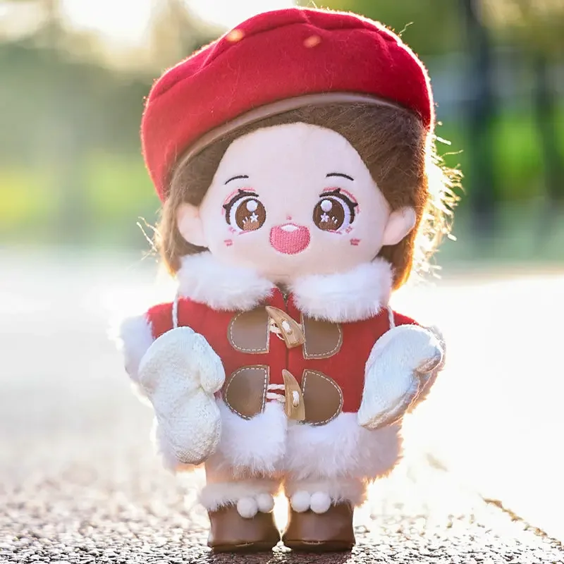 Cotton Doll Girl Christmas Gift Clothing Change Comfort Doll Set Girl Gift Plush Toy