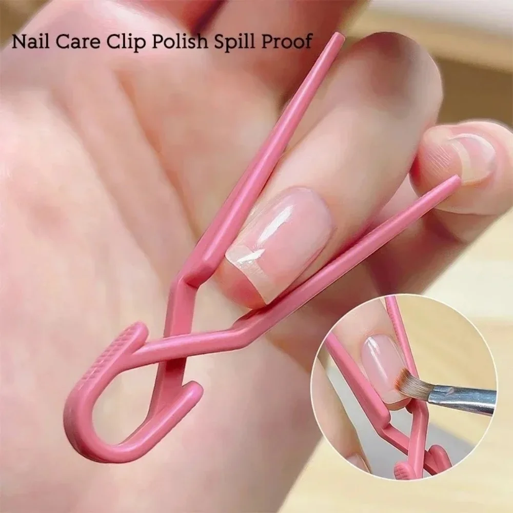5/10Pcs Nail Clip Shaping Clip Oil Polish Spill Proof Nail Art Coloring Protection Clips Manicure Tools To Prevent Leakage Off
