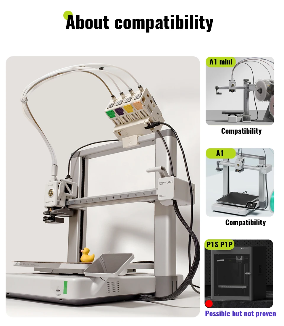 Tree Tribe AMS BMCU 370C DM PRO Messinggetriebe, hohe Drehmomentleistung, mehrfarbiger Druck, kompatible Teile für den A1 Mini MMU 3D-Drucker. – Detail 6