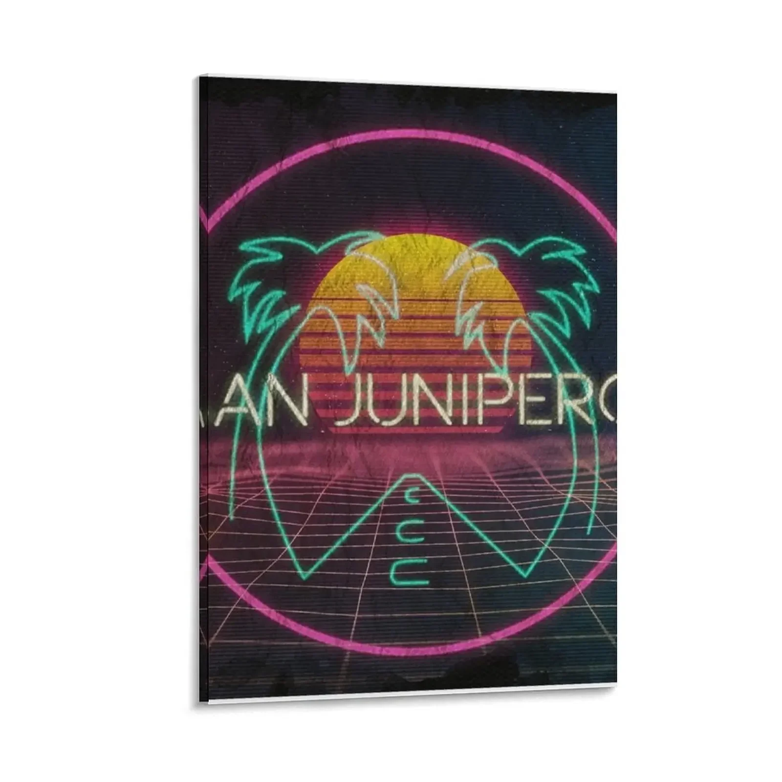 

Black Mirror San Junipero poster- Netflix Canvas Painting aesthetic room decor poster anime posters for room