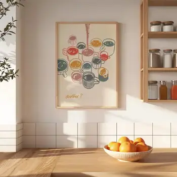 復古法國艾菲爾鐵塔海報帆布印刷品,法國標誌性建築藝術牆飾,法國旅行藝術印刷品禮品 10 最佳銷售 法國海報 - №10