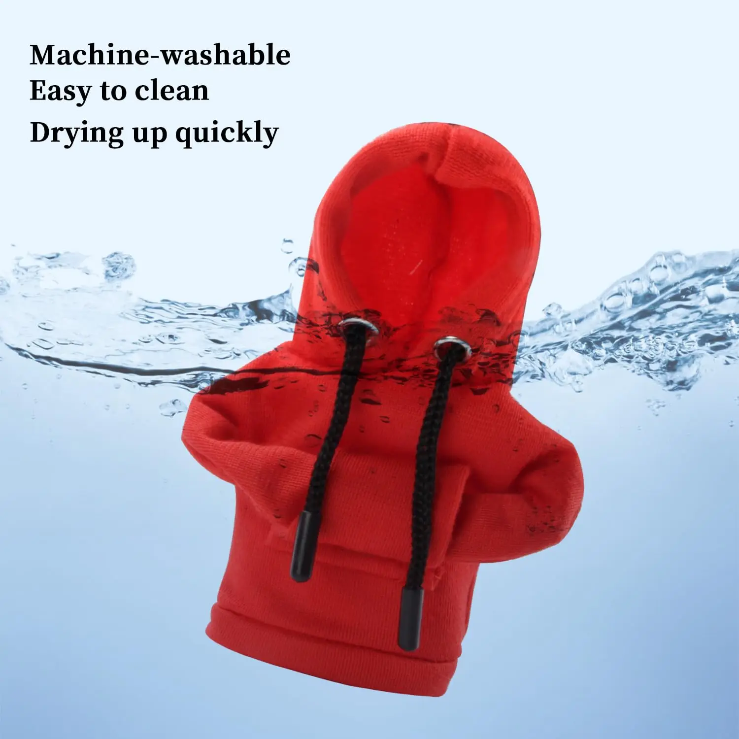 سيارة ذراع السرعة غطاء رافعة صغيرة هوديي هوديي الإبداعية رافعة تحول هوديي ذراع السرعة غطاء مقبض رافعة الملابس غطاء السيارة #6