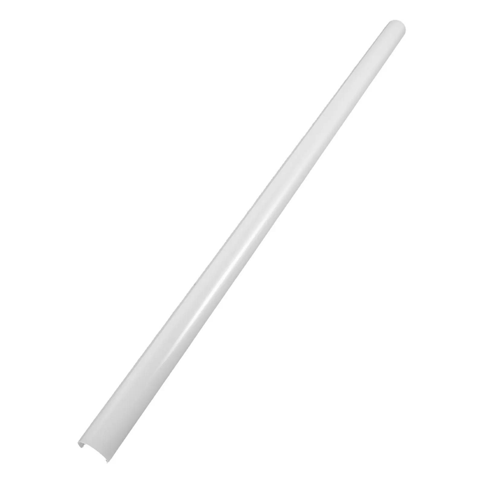 LED Strip Light Channel 23.6x1 Inch Plastic Anti-Glare Diffuser Cover Lamp Shade for Home Office Ceiling Lighting LED Light