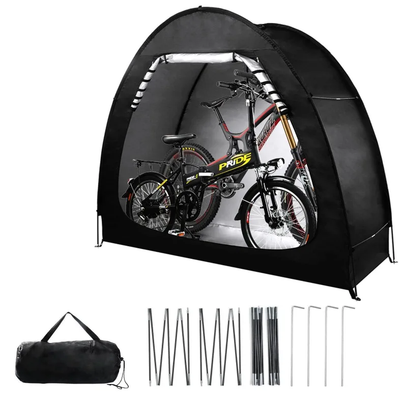 

Portable bicycle tent, rain-proof mountain single-story storage room