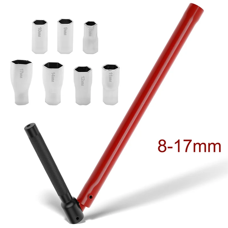 

CQMF-Tap Wrench Adapter Set Carbon Steel Kitchen Bathroom Sink Faucet Valves Installation And Disassembly Tool 8-17Mm