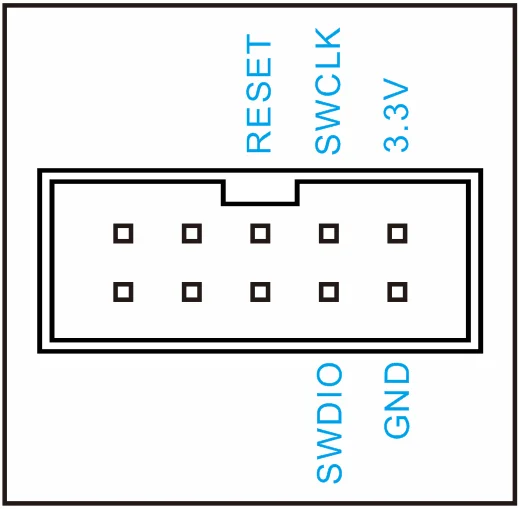 STM32 Offline Programmer, STM32 Chip Offline Burner Downloader for Single Chip Microcomputer Programming