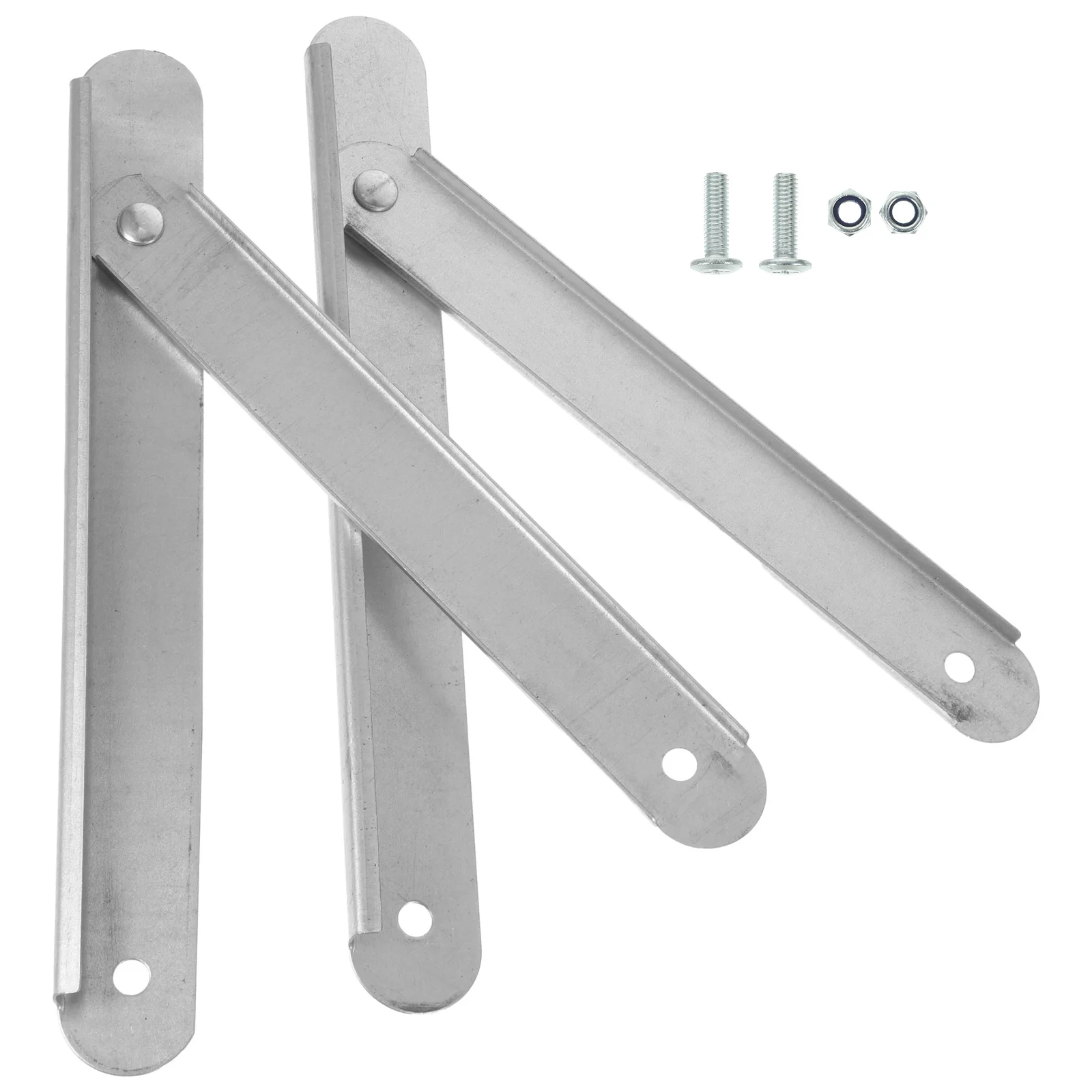 2 Pcs Aluminum Extrusion Hinge Attic Stairs Replacement Parts Folding Step Ladder Hinges