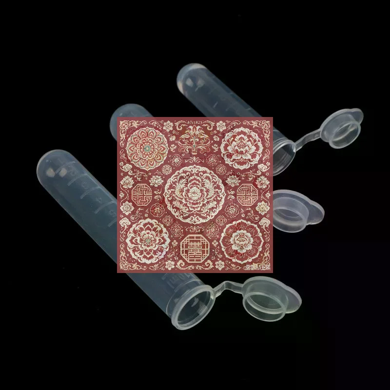 100Pcs Laboratory Supplies Sample Transparent Micro Plastic Centrifuge Tube Test Tube Snap Laboratory Container Lid