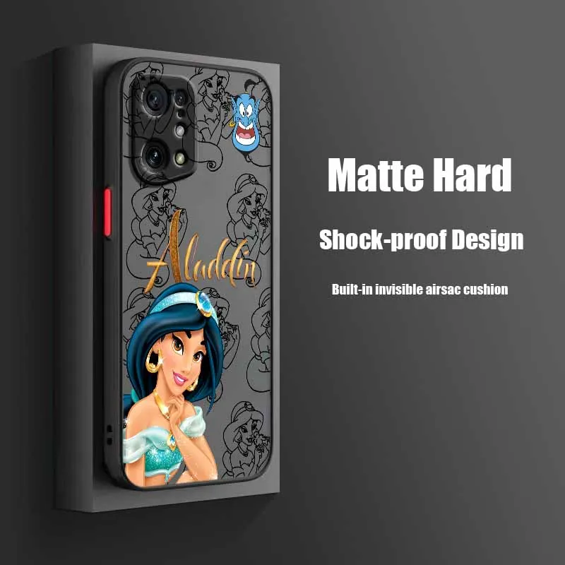 ديزني علاء الدين لطيف آيفون 17 17Air 16E 16 15 14 13 12 11 ميني برو ماكس زائد متجمد شفافة جراب هاتف #6