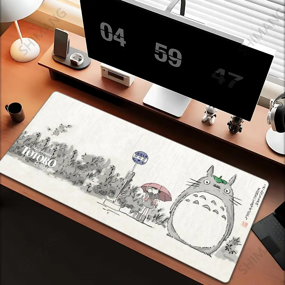 

Anime Kawaii Table Mat Mousepad Office HD Print T-Totoros Large Deskmat Non-Slip Keyboard Pads Pc Cabinet Cute Carpet Mouse Pad