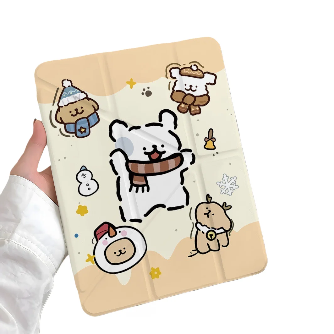 

Чехол для планшета Puppy Elk Pen Slot для Mini 7 6 iPad Pro 2024 2022 2021 2020 2019 2018 2017 11 10 9 8 7 6 5 Air7 6 5 4 3 2 1 Cover