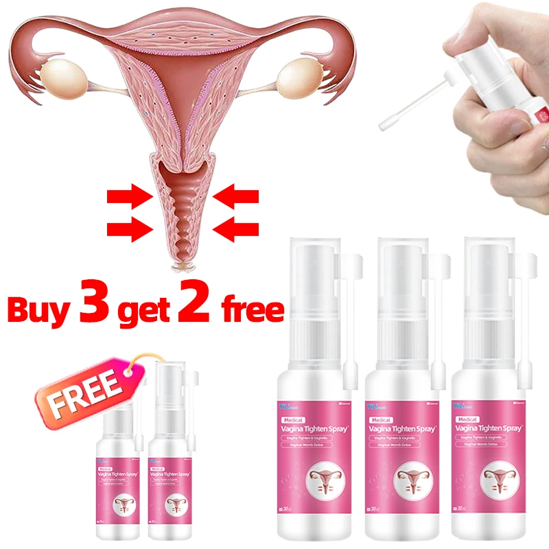 

5Pcs Vaginal Tightening Spray For Women 30Ml Vagina Shrinking Feminine Hygiene Repair Vagina Narrow Gynecological Care Products