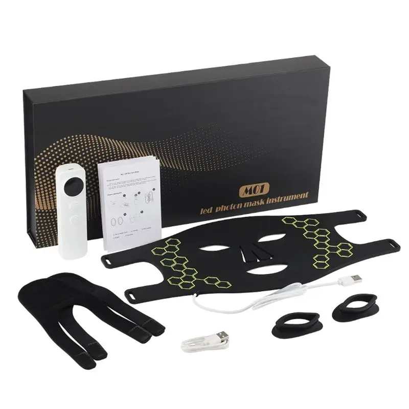 A55X-LED フォトン美容マスク器具 IPL 若返り 小じわを軽減 肌の色調を明るくする 触り心地が快適