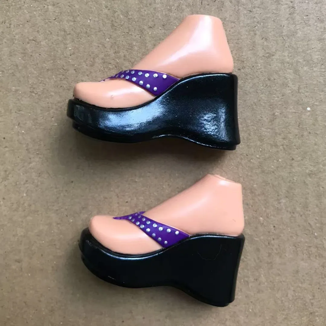 Klassische Tanzpuppe mit dicken High-Heel-Schuhen, Sneakers, bunte Puppenteile, neuartige Dekorationen, Mädchenspielzeug, Geschenk – Detail 23